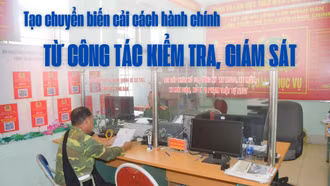 Tạo chuyển biển cải cách hành chính, từ công tác kiểm tra, giám sát