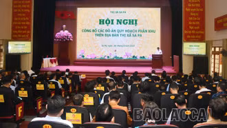 Công bố các dự án quy hoạch phân khu trên địa bàn thị xã Sa Pa