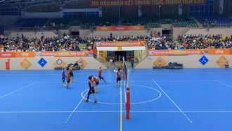 Trực tiếp: Chung kết bóng chuyền nội dung nam THPT: Trường Số 2 Bảo Yên - Trường Số 1 Bắc Hà