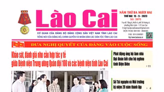 Báo Lào Cai thường kỳ số 3970 ra ngày 15/5/3023