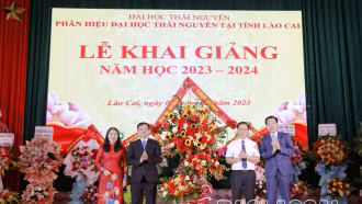 Phân hiệu Đại học Thái Nguyên tại tỉnh Lào Cai khai giảng năm học 2023 - 2024