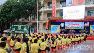 Thành phố Lào Cai khai mạc Trại hè tiếng Anh năm 2023 (English Summer Camp 2023)