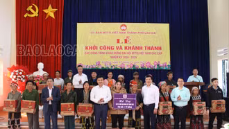 Khởi công và khánh thành các công trình chào mừng Đại hội đại biểu Ủy ban Mặt trận Tổ quốc Việt Nam các cấp nhiệm kỳ 2024 – 2029