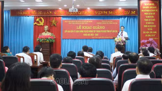 Khai giảng lớp cao cấp lý luận chính trị không tập trung khóa 2023 – 2025