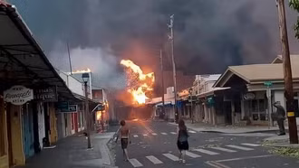 Cháy rừng thiêu rụi thị trấn du lịch ở Hawaii, Mỹ
