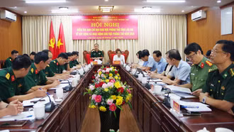 Ban Chỉ đạo Quân khu kiểm tra về xây dựng và hoạt động khu vực phòng thủ tại Lào Cai
