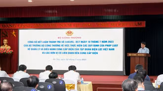 Bộ Công thương công bố kết luận thanh tra EVN