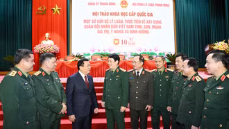 Đại tướng Lương Cường: Nhân tố con người là khâu then chốt trong xây dựng Quân đội “tinh, gọn, mạnh”
