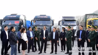 Lãnh đạo 2 tỉnh Lào Cai và Lạng Sơn trao đổi kinh nghiệm trong công tác quản lý, phát triển cửa khẩu