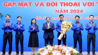 Thủ tướng Chính phủ Phạm Minh Chính đối thoại với thanh niên