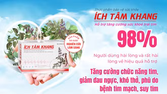 Cải thiện suy tim, phì đại cơ tim, hết đau ngực nhờ dùng Ích Tâm Khang