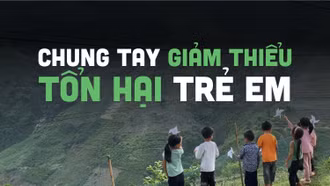 Chung tay giảm thiểu tổn hại trẻ em