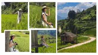 Ngắm lúa sớm ở Nậm Cang