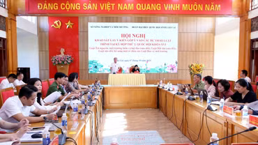 Lào Cai lấy ý kiến góp ý đối với 3 dự thảo luật trình Kỳ họp thứ 2, Quốc hội khóa XVI