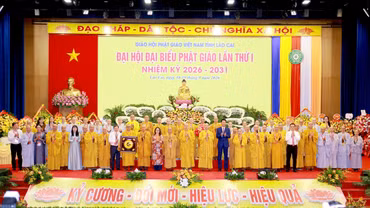 Đại hội Đại biểu Phật giáo tỉnh Lào Cai lần thứ I, nhiệm kỳ 2026 – 2031 thành công tốt đẹp