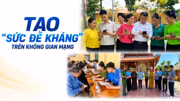 Tạo "sức đề kháng" trên không gian mạng
