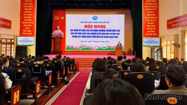 Lào Cai nâng cao chất lượng trường chuẩn quốc gia gắn với xây dựng nông thôn mới