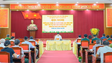 Yên Bình triển khai tuyển quân năm 2027, phấn đấu hoàn thành 33 chỉ tiêu giao quân