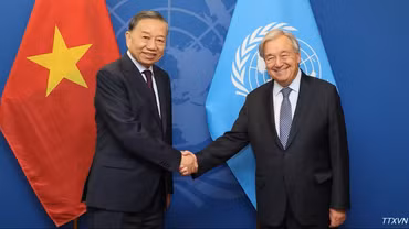 Tổng Bí thư, Chủ tịch nước Tô Lâm gặp Tổng Thư ký Liên hợp quốc António Guterres