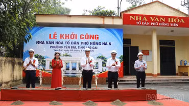 Phường Yên Bái khởi công 4 nhà văn hóa với tổng mức đầu tư 30,7 tỷ đồng