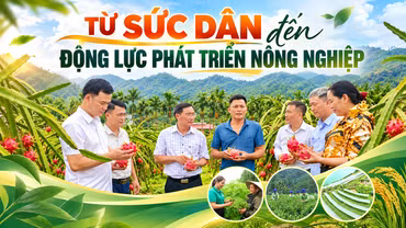 Từ sức dân đến động lực phát triển nông nghiệp